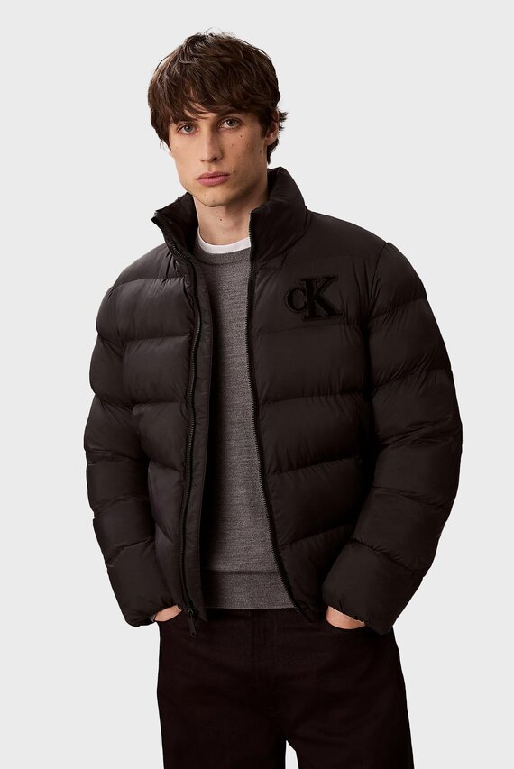 Qishki kurtka LS NYLON MONOGRAM PUFFER JKT Calvin Klein Jeans Qishki kurtka LS NYLON MONOGRAM PUFFER JKT Calvin Klein Jeans