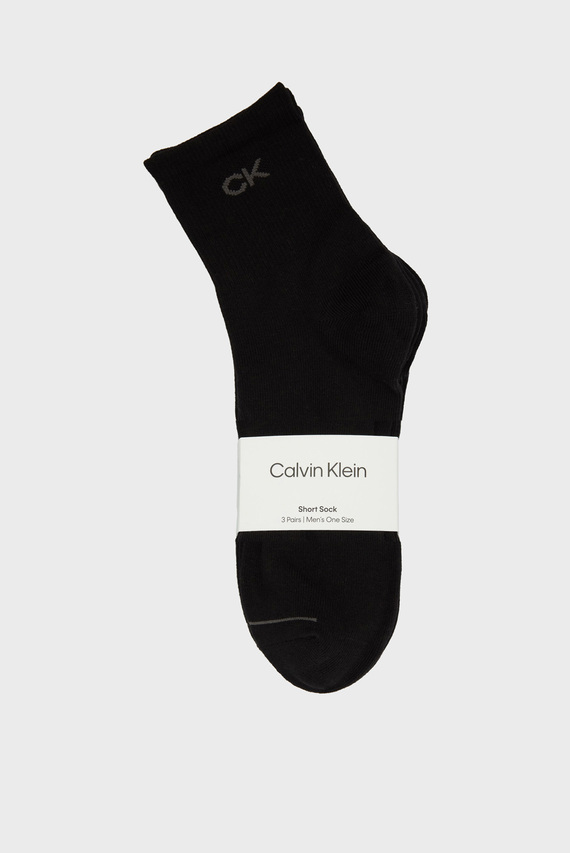 Paypoq CK MEN SHORT SOCK 3P Calvin Klein