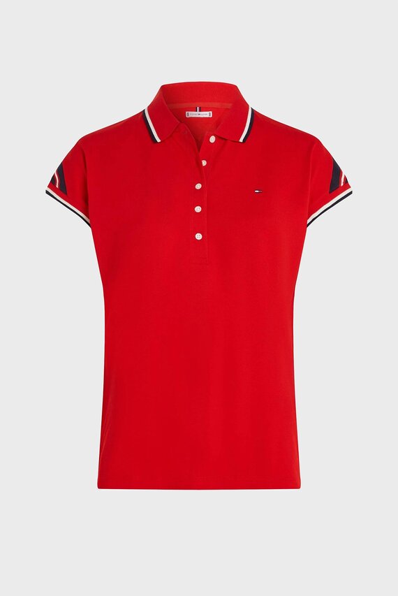 Polo REG STRIPE SLV POLO CAP SLEEVE Tommy Hilfiger