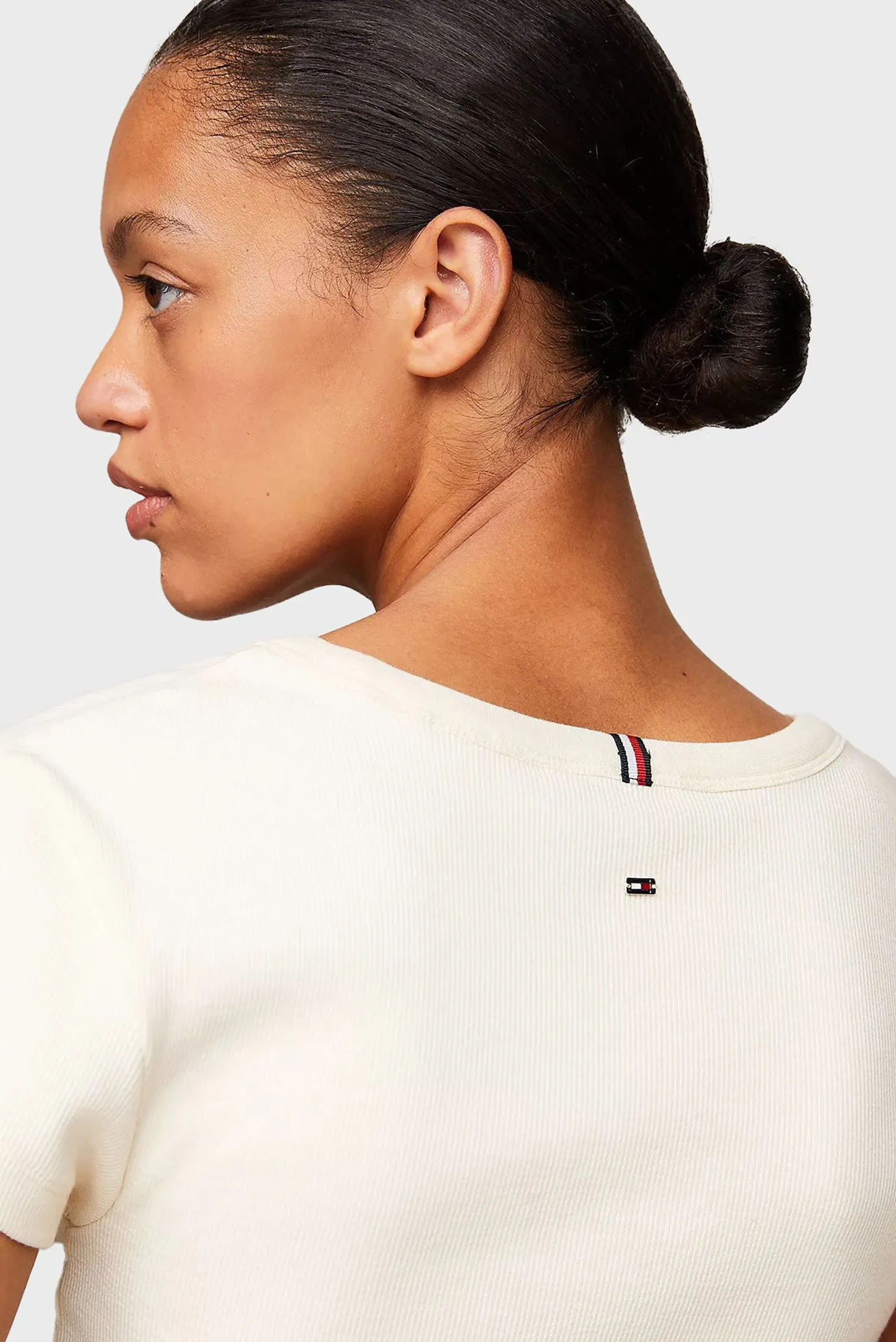 Futbolka SLIM RIB SCOOP NK CAP SLV 4