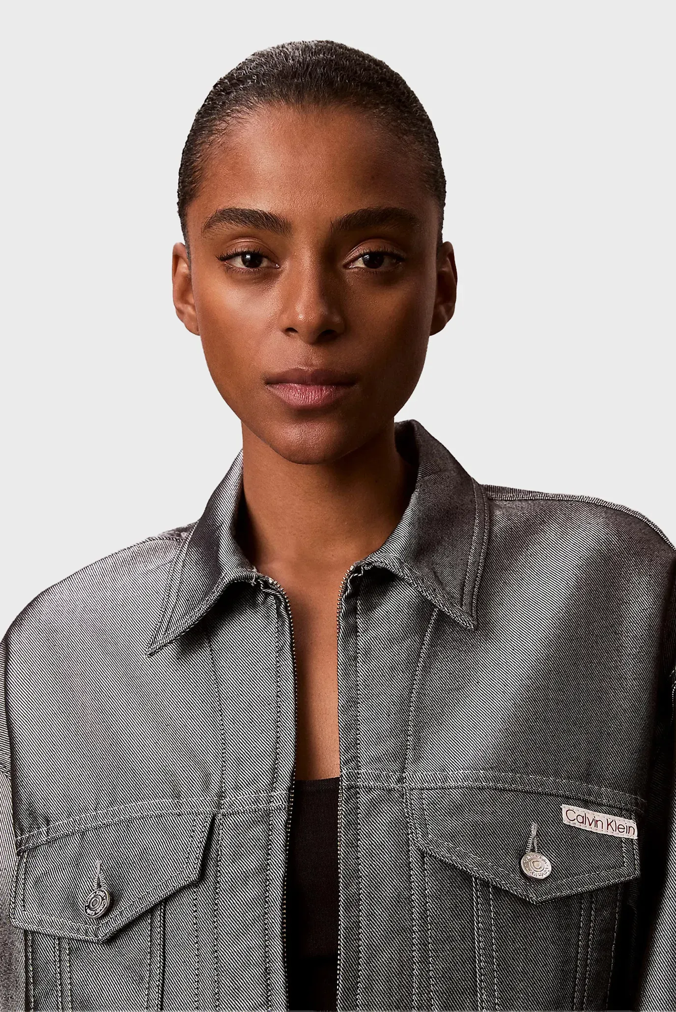 Jins kurtka/DENIM BOMBER JACKET DENIM SHINE 4