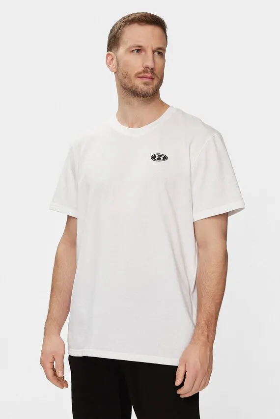 Футболка UA HW LC PATCH SS-WHT Under Armour