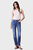 Jins shim MID RISE SLIM INDIGO CHANNEL