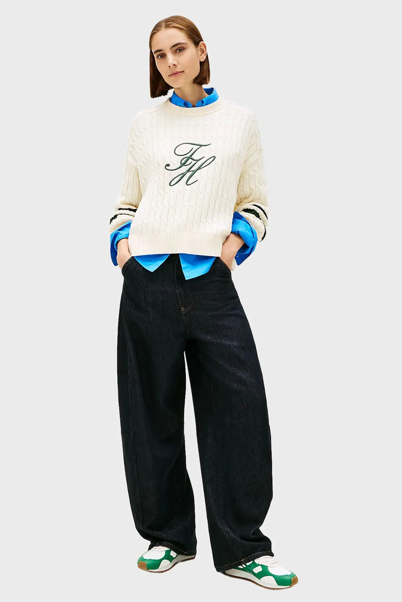 Свитер/TEXTURED GRAPHIC C-NK LS SWT 2