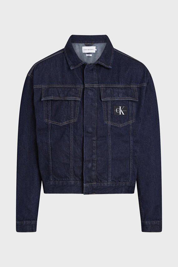 Jins kurtka BOXY DENIM JACKET Calvin Klein Jeans Jins kurtka BOXY DENIM JACKET Calvin Klein Jeans