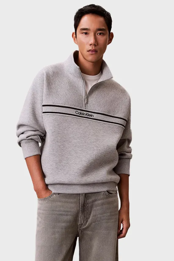 Реглан/LS COTTON SPACER STRIPE RIB QTR Calvin Klein Jeans