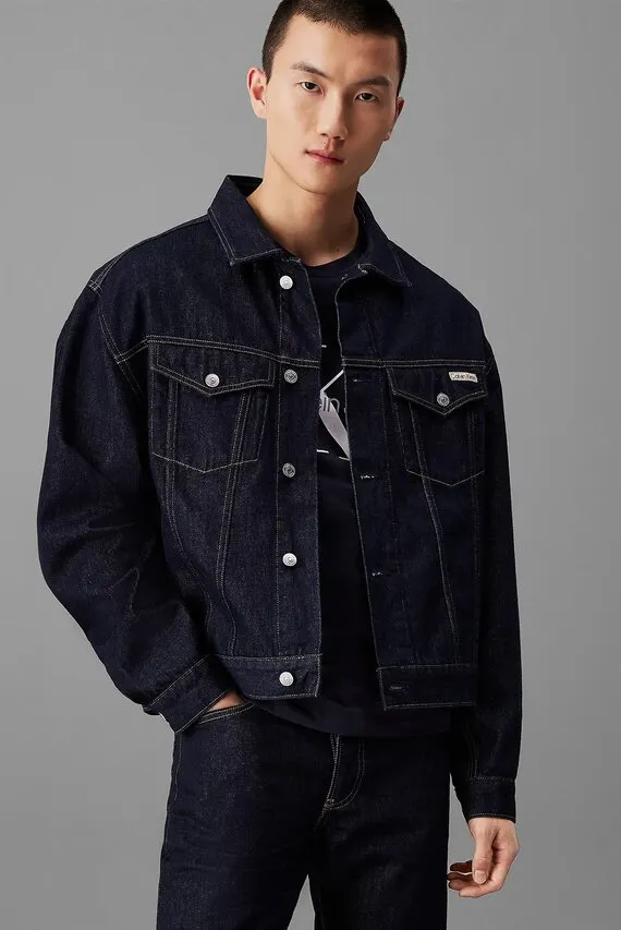 Jins kurtka RELAXED DENIM JACKET Calvin Klein Jeans