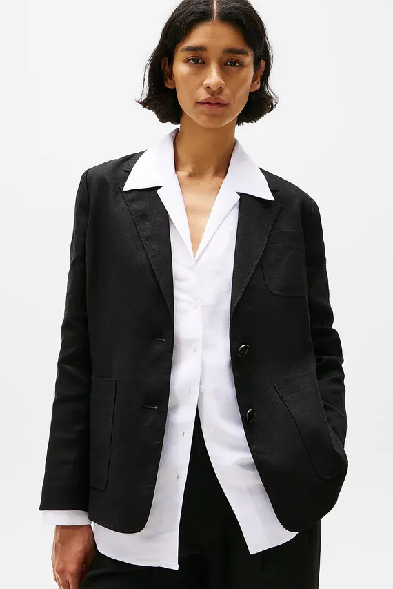 Pidjak ESS LINEN REGULAR SB BLAZER Tommy Hilfiger