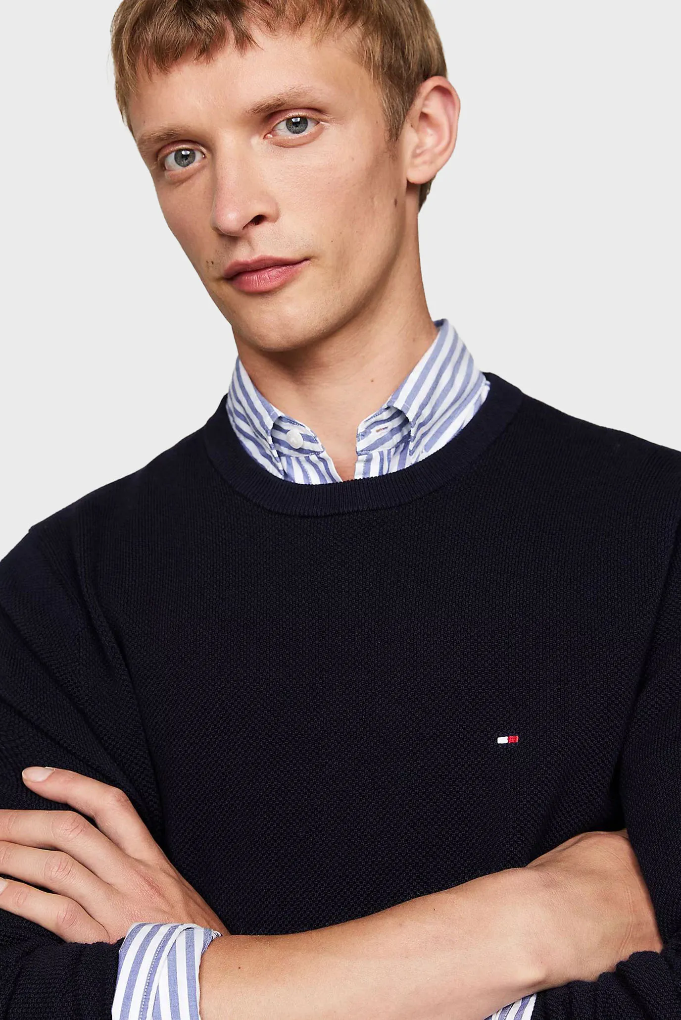 Свитер/ESSENTIAL STRUCTURE CREW NECK 4