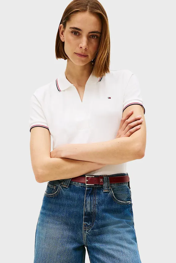 Polo/RWB TIP SLIM OPEN S/S POLO Tommy Hilfiger