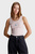 Mayka WOVEN LABEL RIB TANK TOP