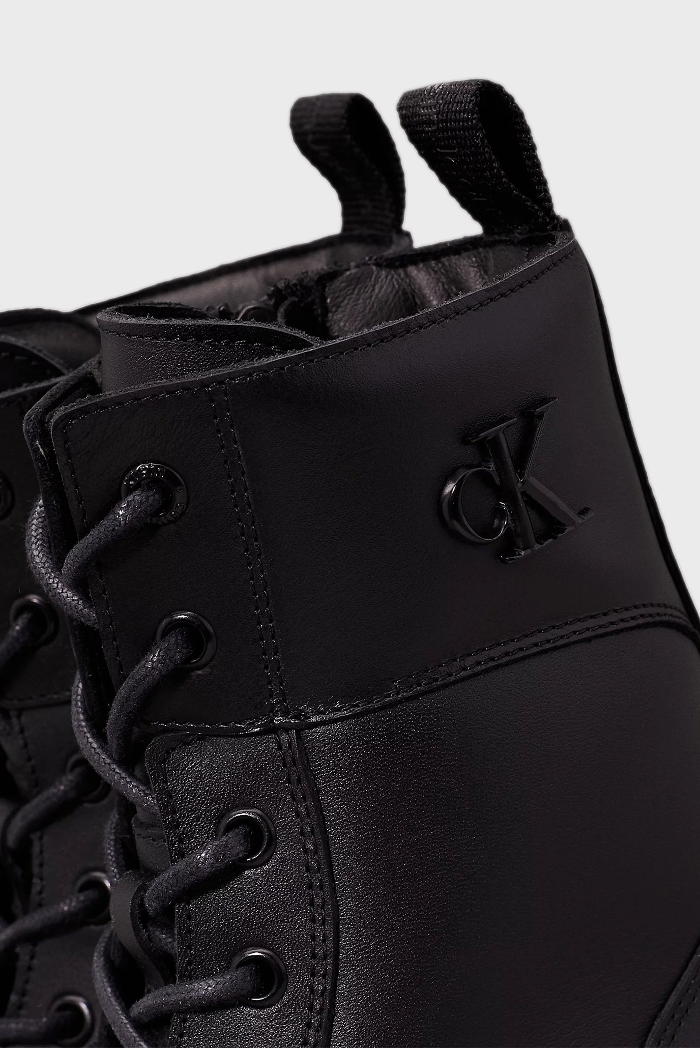 Ботинки COMBAT BOOT MID ZIP LTH IN CALFCalvin Klein Jeans Ботинки COMBAT BOOT MID ZIP LTH IN CALF 2