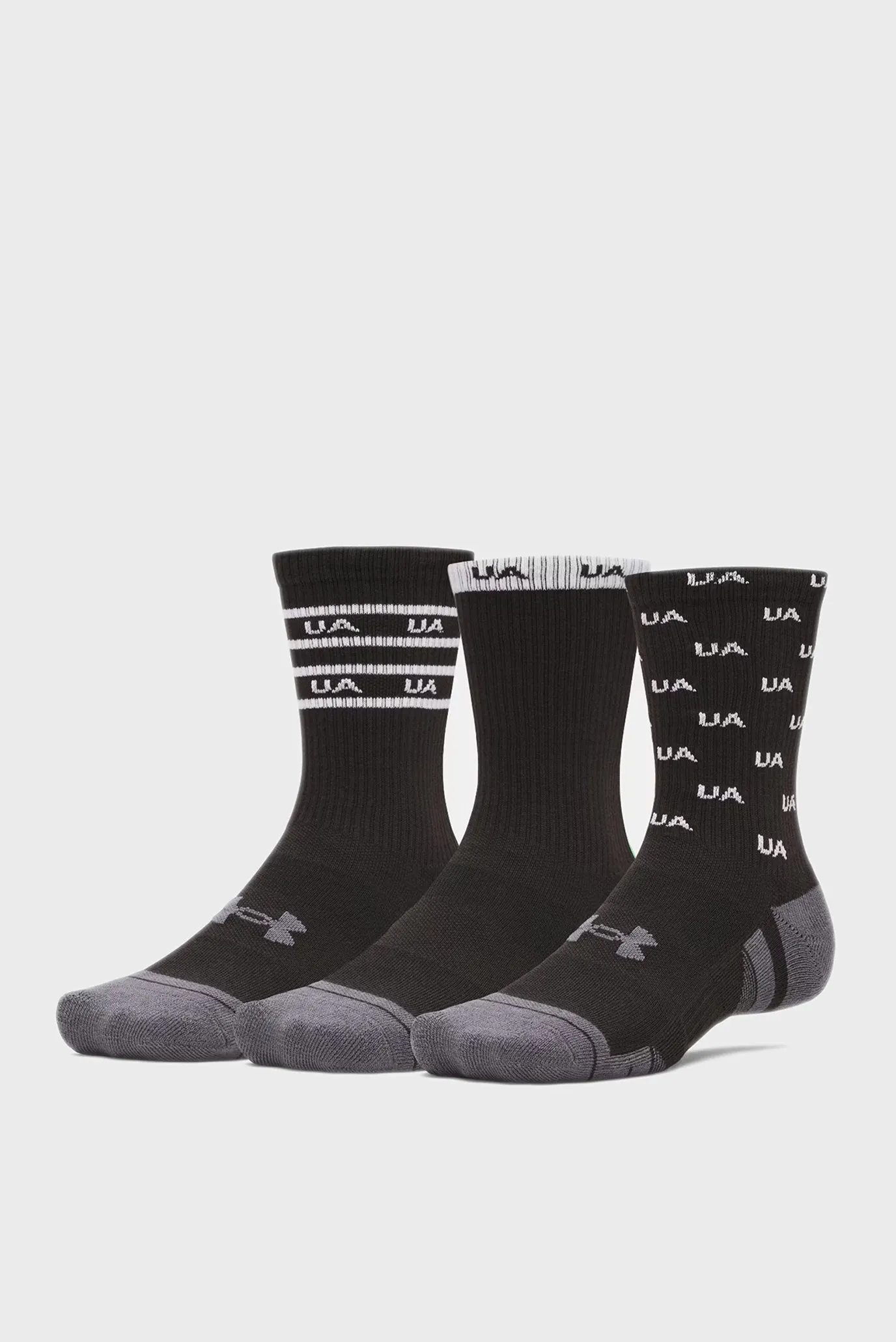 Носки/UA Perf Tech Nov 3pk Crew 1
