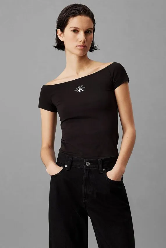 Топ MONOLOGO SLIM BARDOT TOP Calvin Klein Jeans