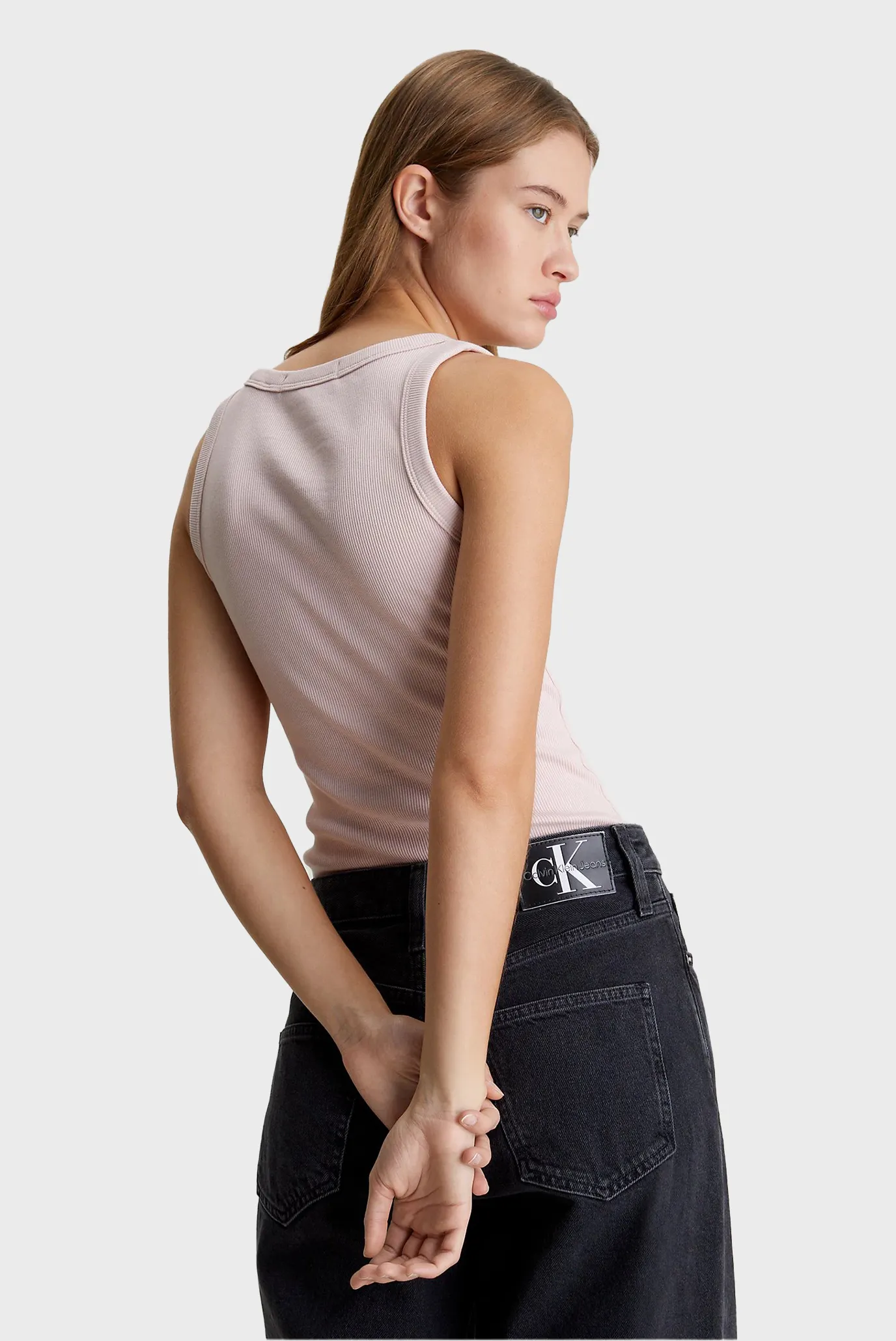 Майка WOVEN LABEL RIB TANK TOP 3