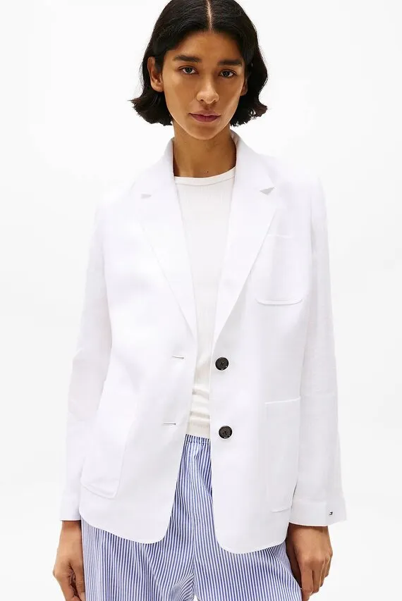 Pidjak ESS LINEN REGULAR SB BLAZER Tommy Hilfiger