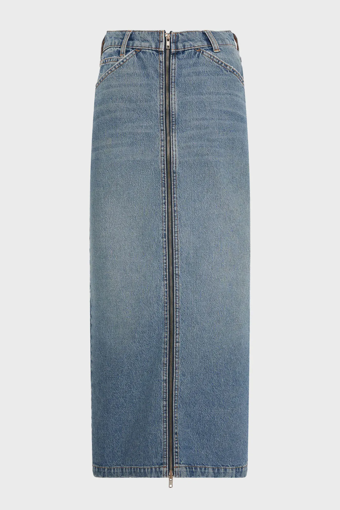 Yubka/DENIM ZIP FRONT SKIRT VINTAGE RO 7
