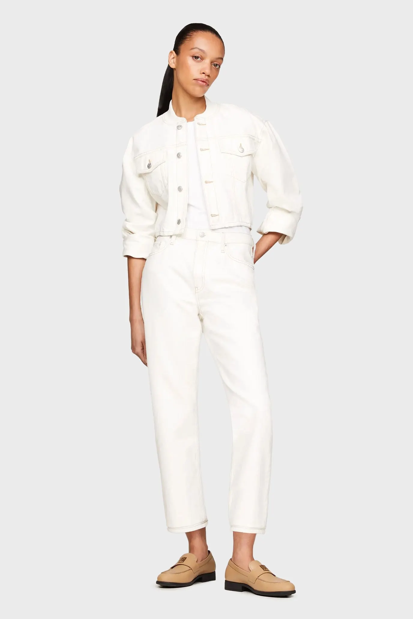 Джинсы CLASSIC STRAIGHT HW A ECRU CTD 2