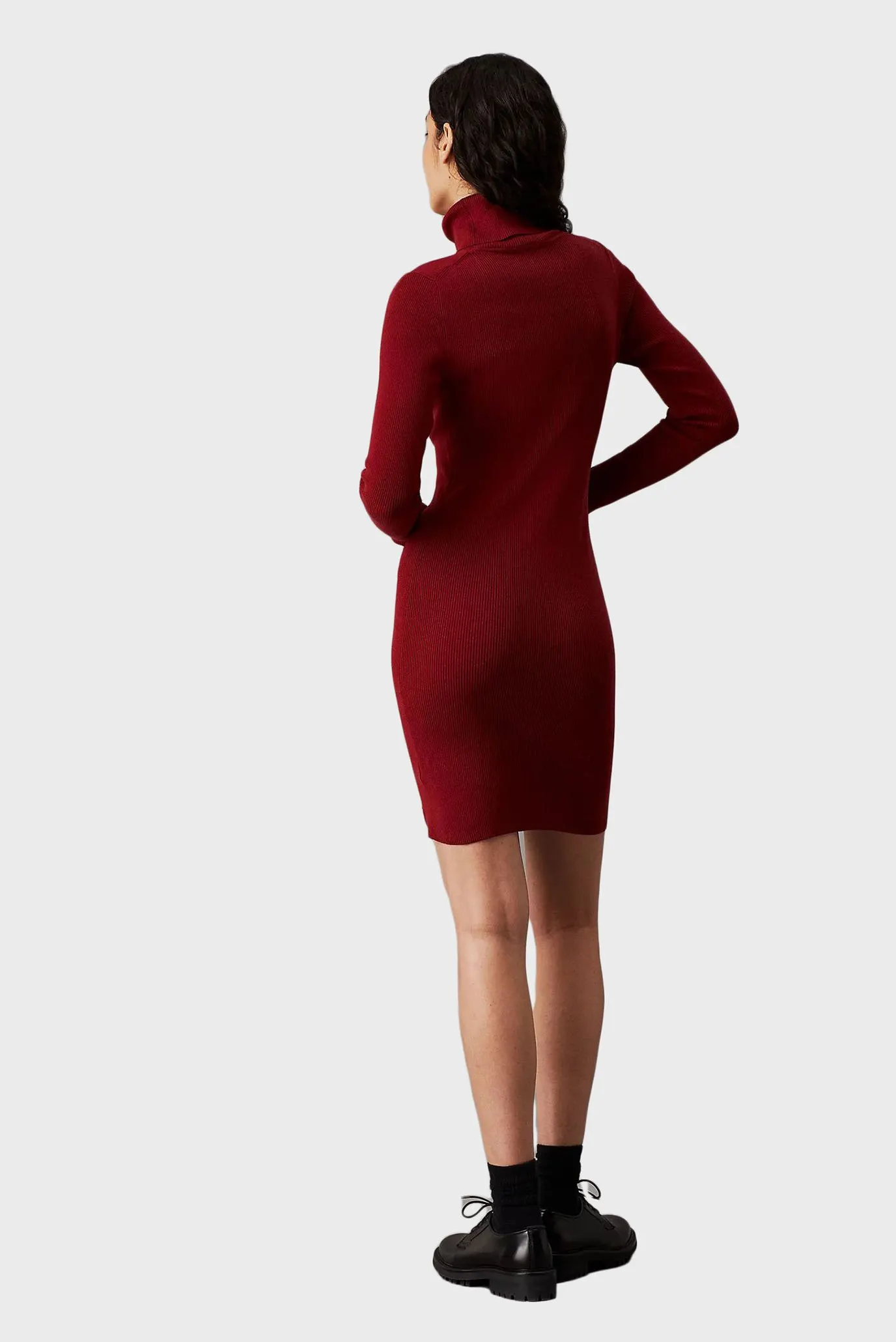 Koʻylak WOVEN LABEL TIGHT SWEATER DRESS 2