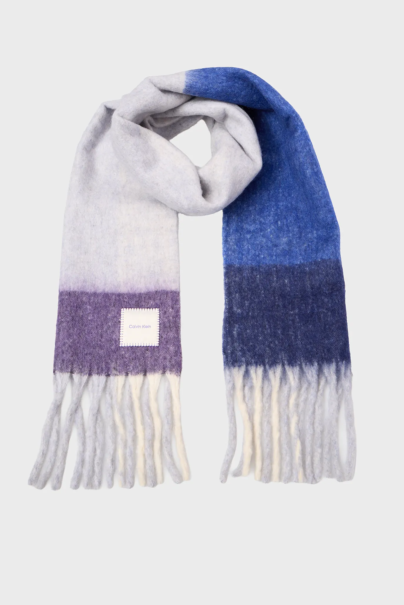 Шарф/PATCH BRUSHED CHECKED SCARF 1