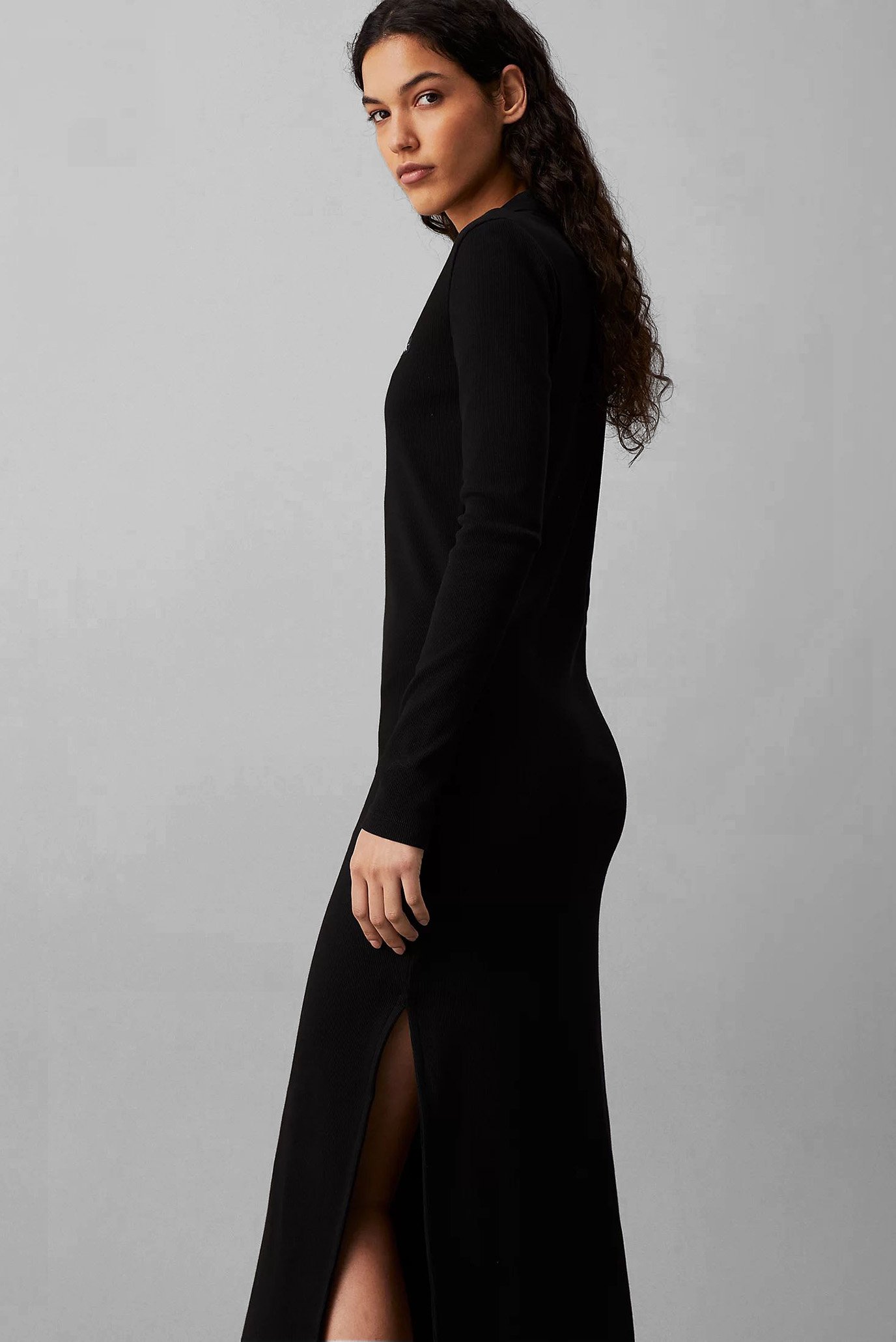 Платье WOVEN LABEL RIB POLO LS DRESSCalvin Klein Jeans Платье WOVEN LABEL RIB POLO LS DRESS 3