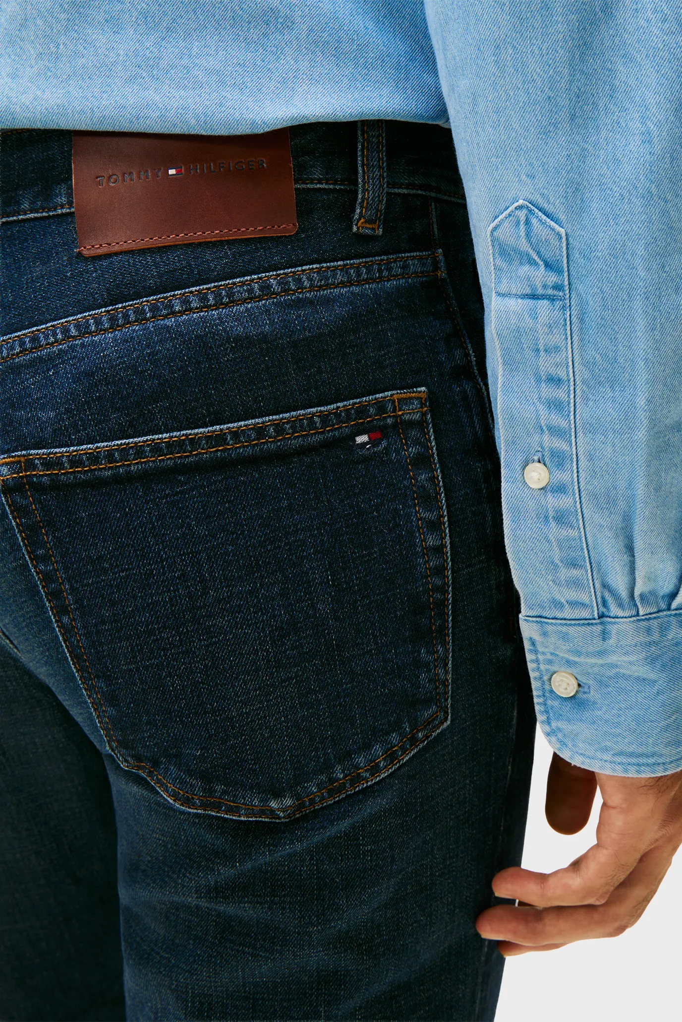 Jins shim/STRAIGHT DENTON STR BLACKER BLUE 4