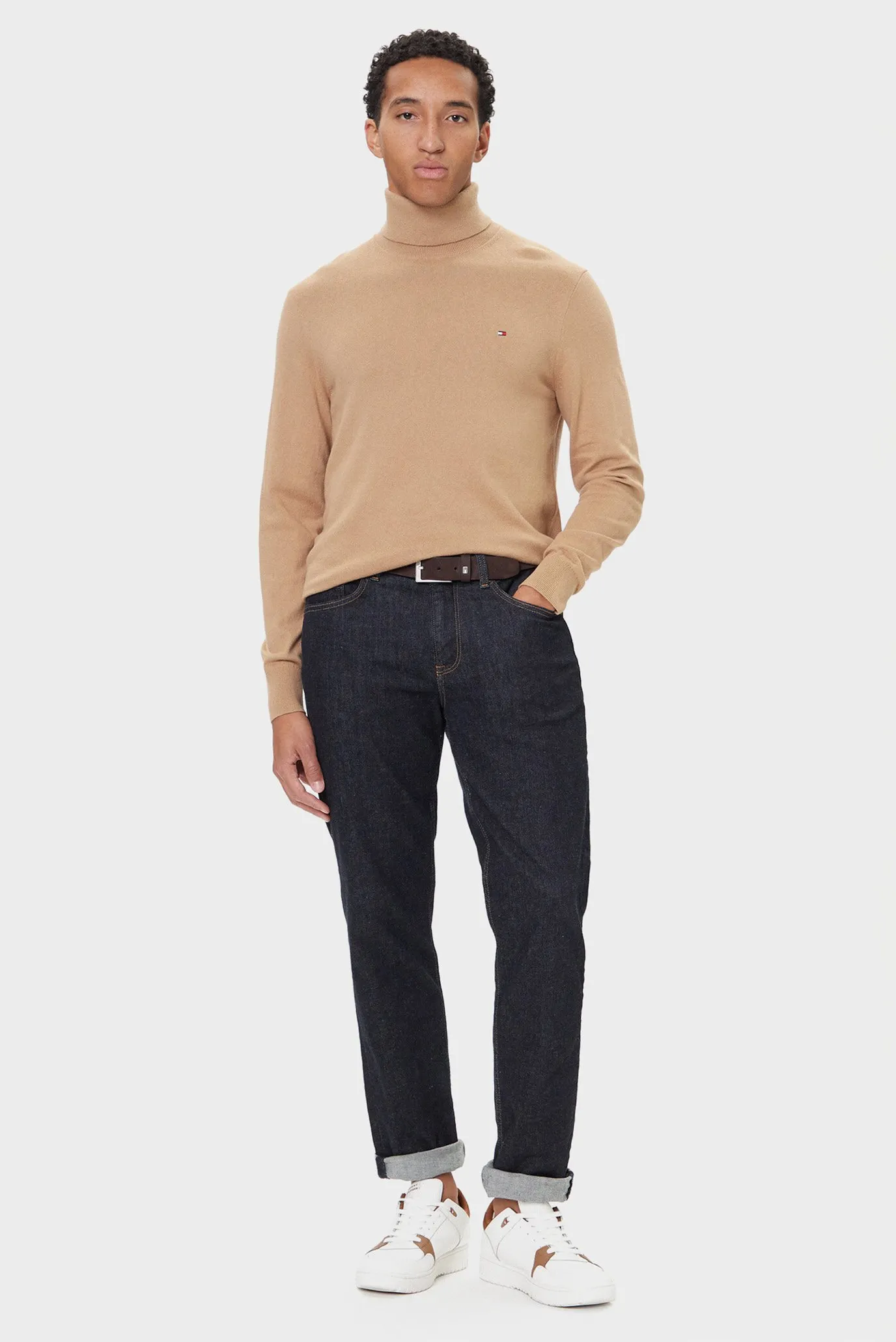 Golf PIMA ORG CTN CASHMERE ROLL NECK 2