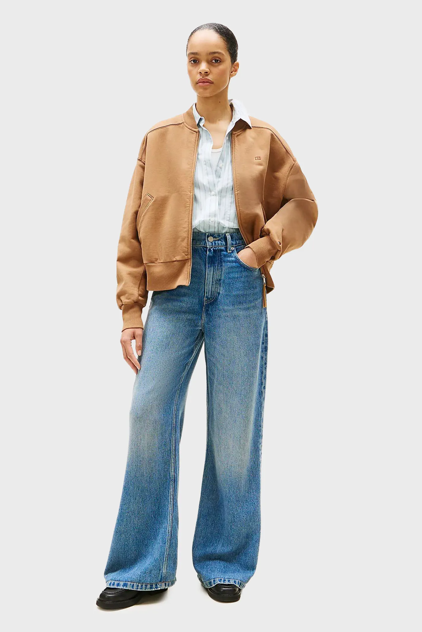 Jins shim DNM LANA WIDE LEG HW 2