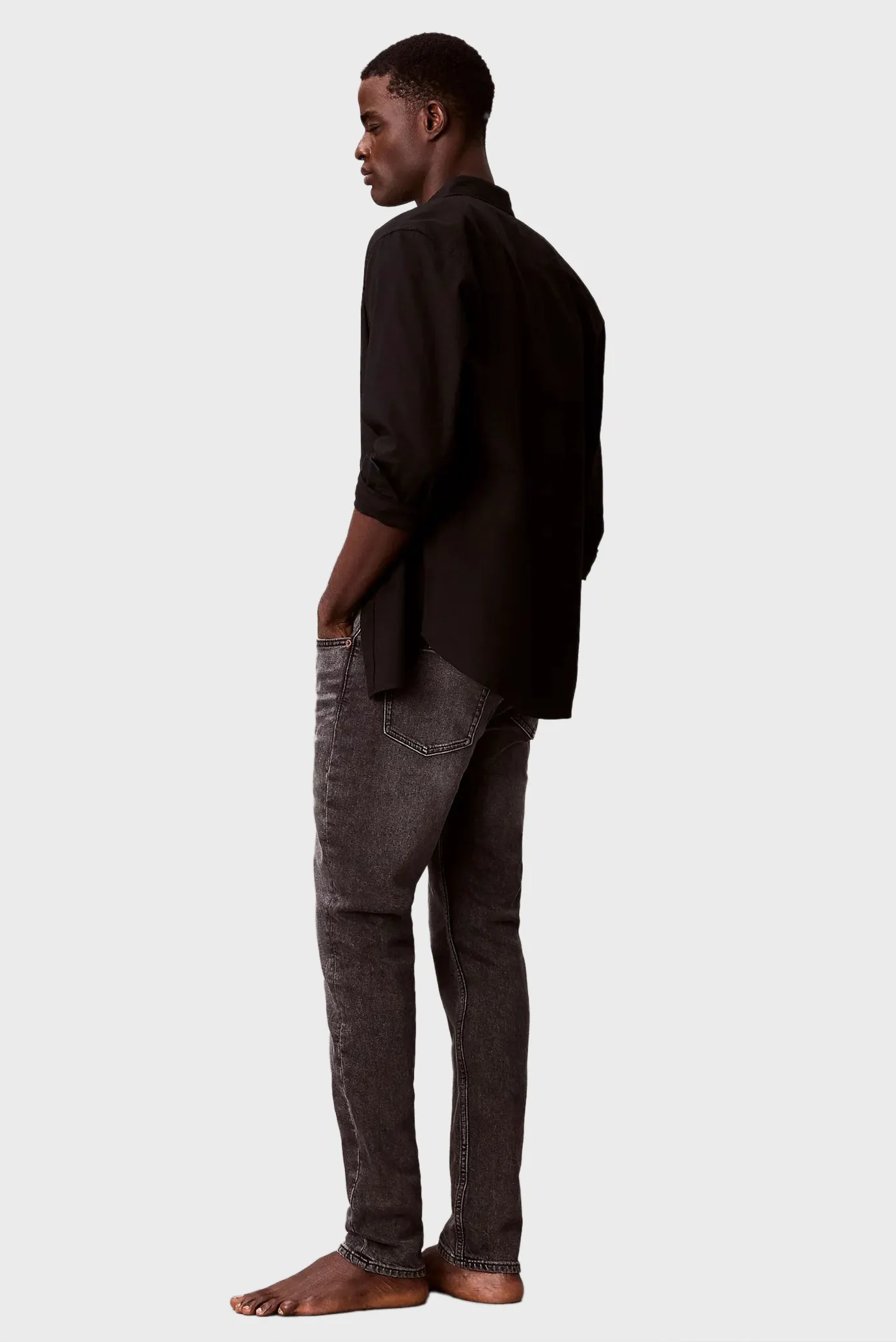 Jins shim/SLIM TAPER HEARST GREY JEAN 3