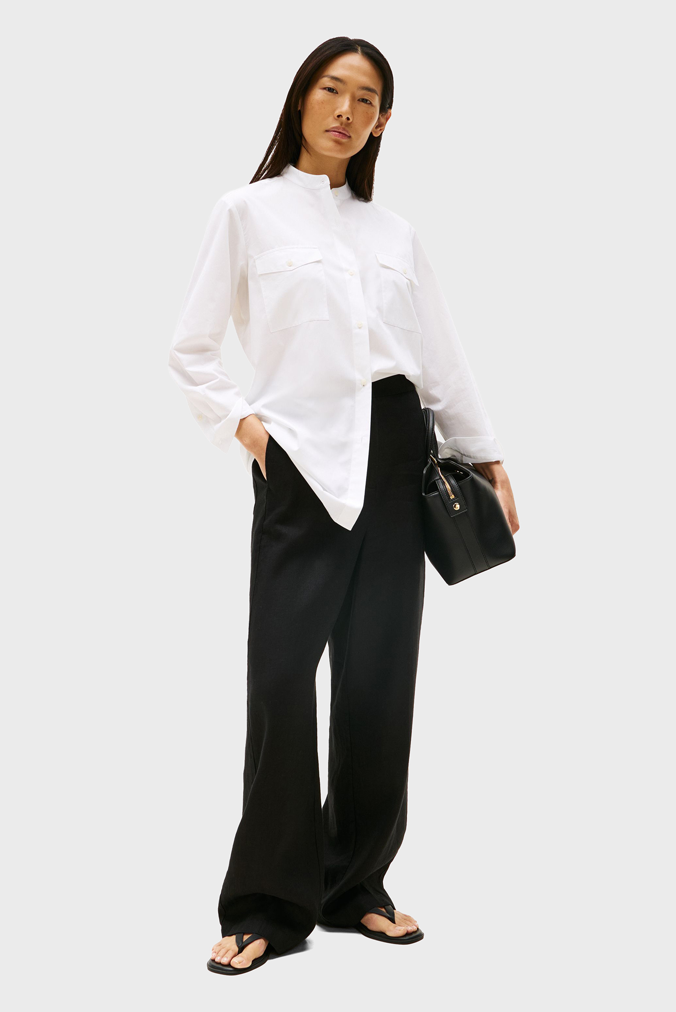 Ishton ESS LINEN TAILORED STRAIGHT PANT 2