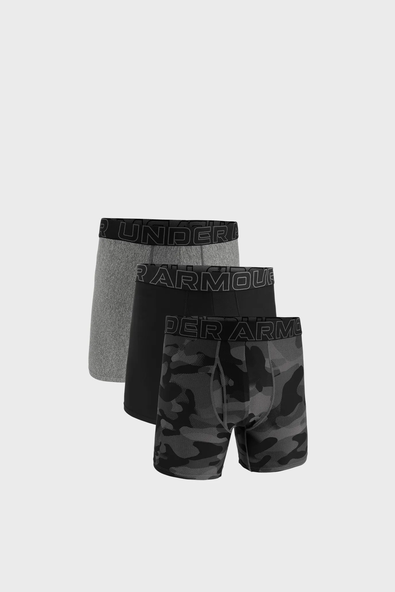 Trusik Underwear Boxers UA PERFORMANCE TECH - SOLID 6 3PK 1