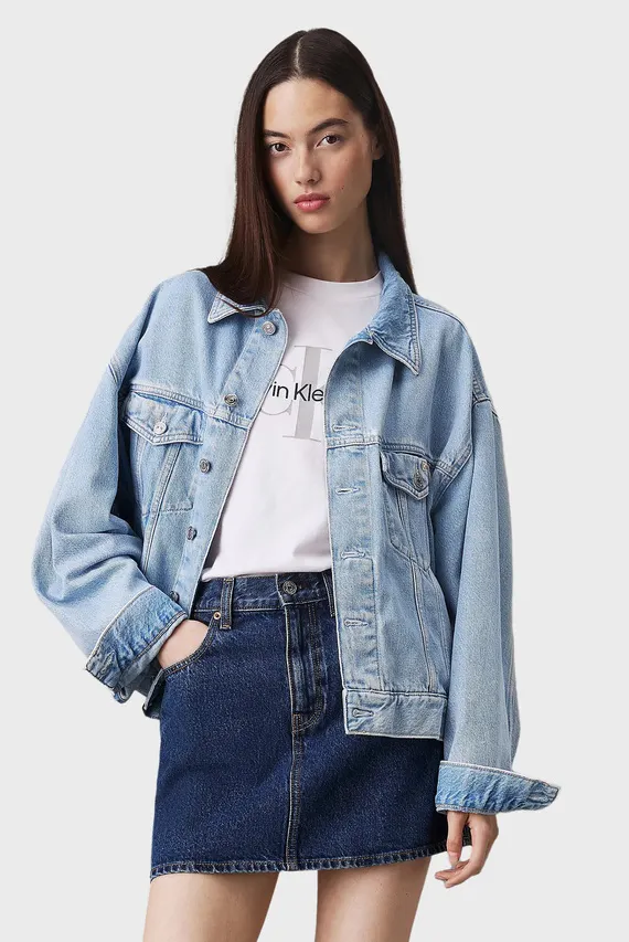 Куртка джинсовая BOXY DENIM JACKET Calvin Klein Jeans