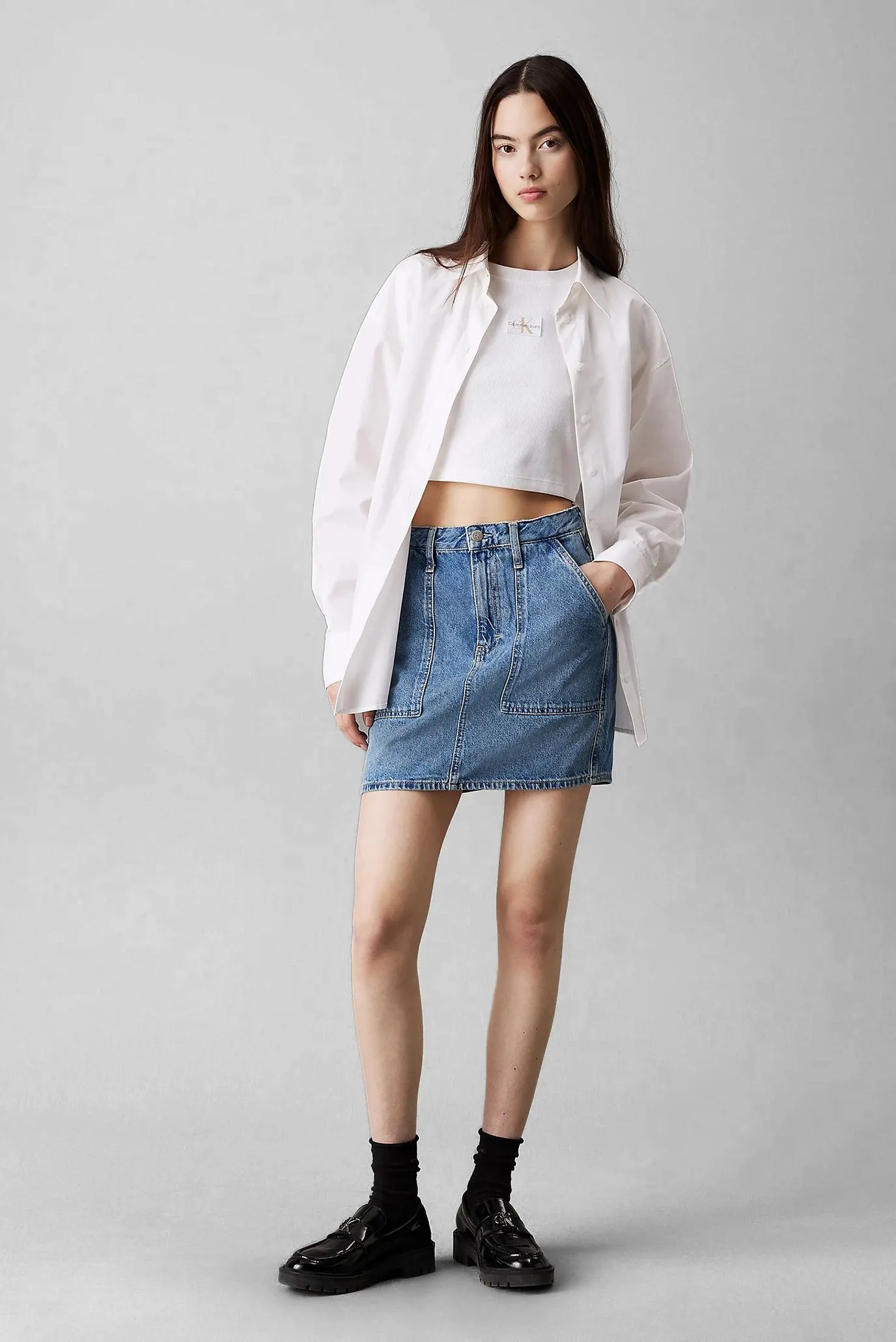 Yubka A- LINE MINI SKIRT 2