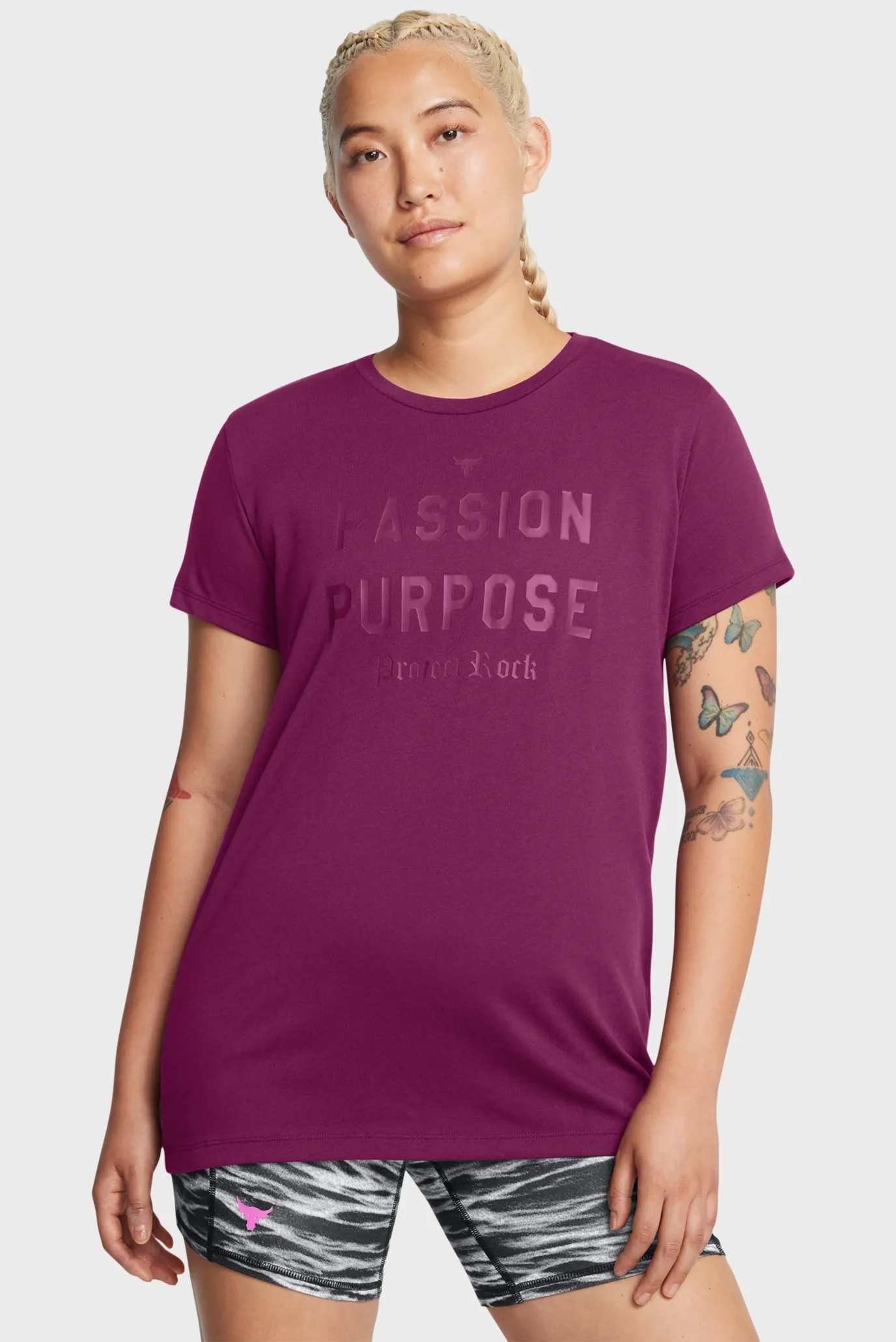 Футболка UA Pjt Rck W HWT Passion SS 1