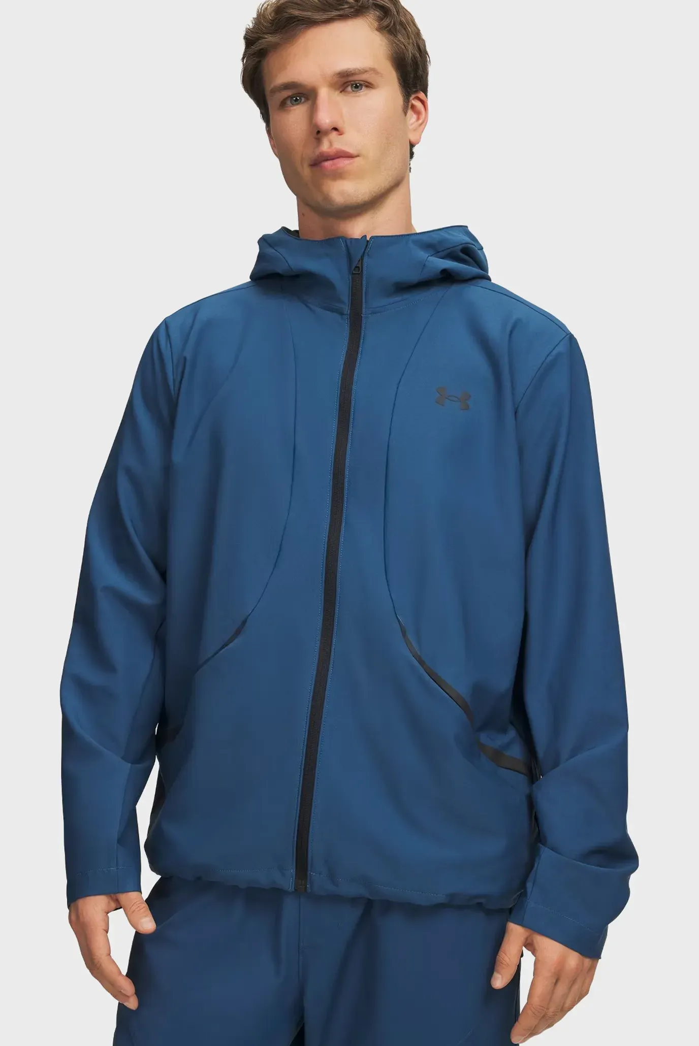 Лонгслив UA Unstoppable Woven Jacket-BLU 1
