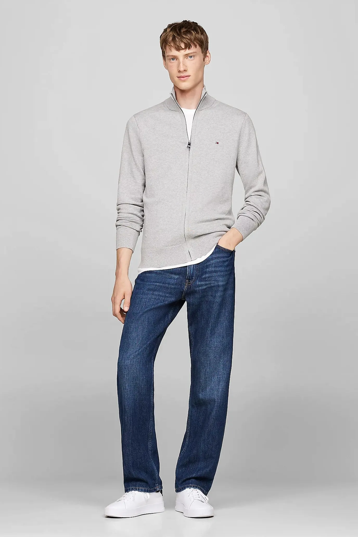 Лонгслив PIMA ORG CTN CASHMERE ZIP THRU 2