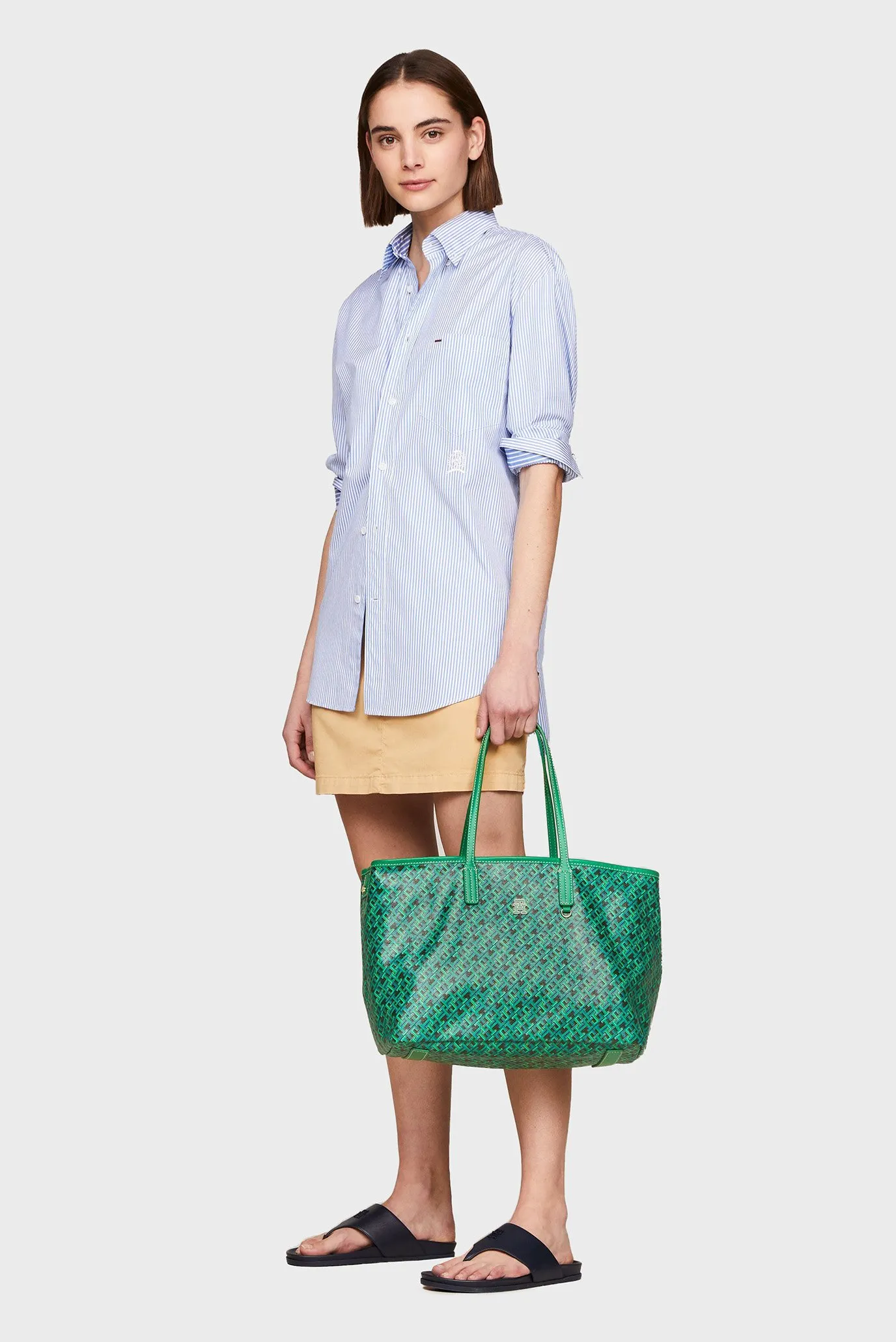 Сумка TH MONOPLAY LEATHER TOTE MONO 2