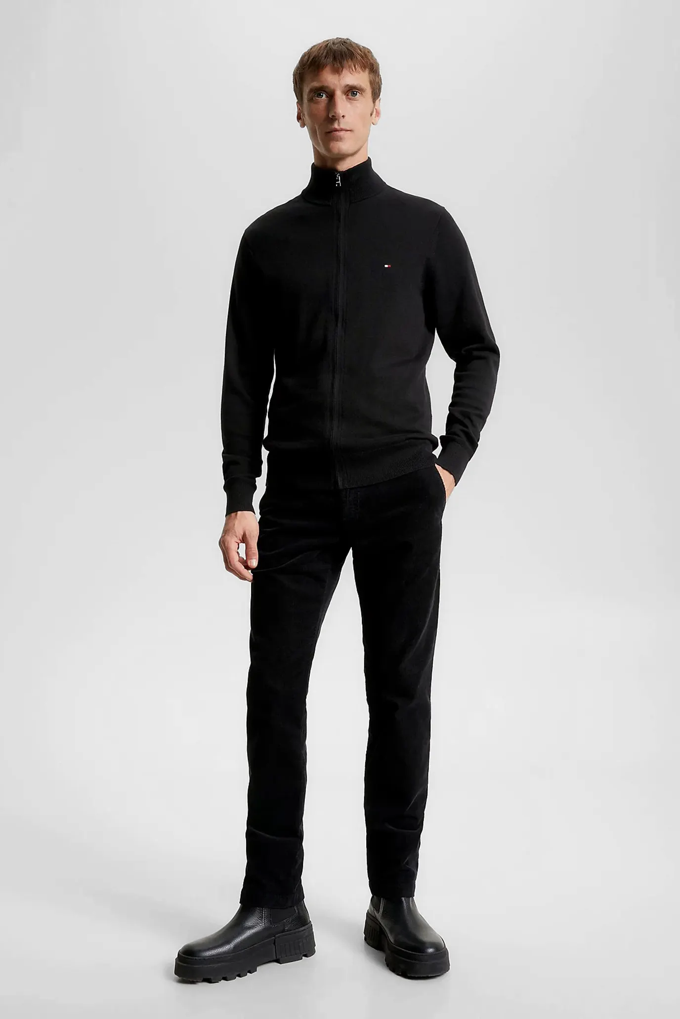 Лонгслив PIMA ORG CTN CASHMERE ZIP THRU 2