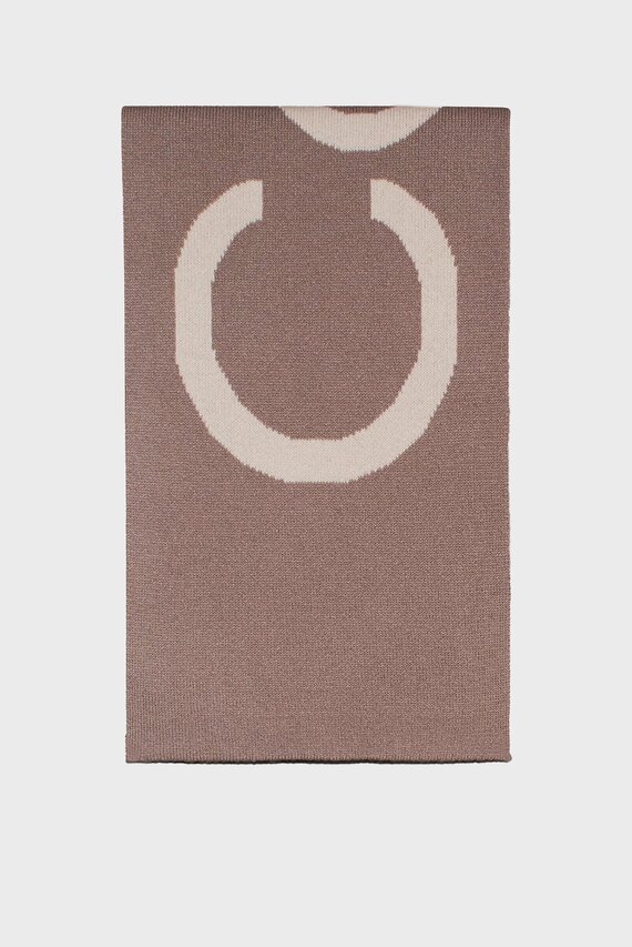 Sharf TWO-TONE KNIT WOOL MIX HW SCARF Calvin Klein Sharf TWO-TONE KNIT WOOL MIX HW SCARF Calvin Klein