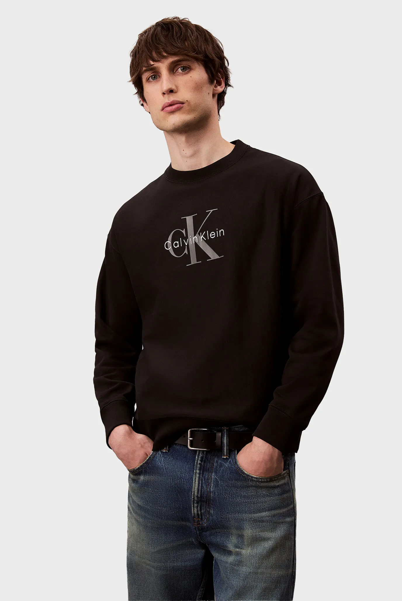 Свитшот/LS PREMIUM TERRY MONOLOGO CN SWT 1