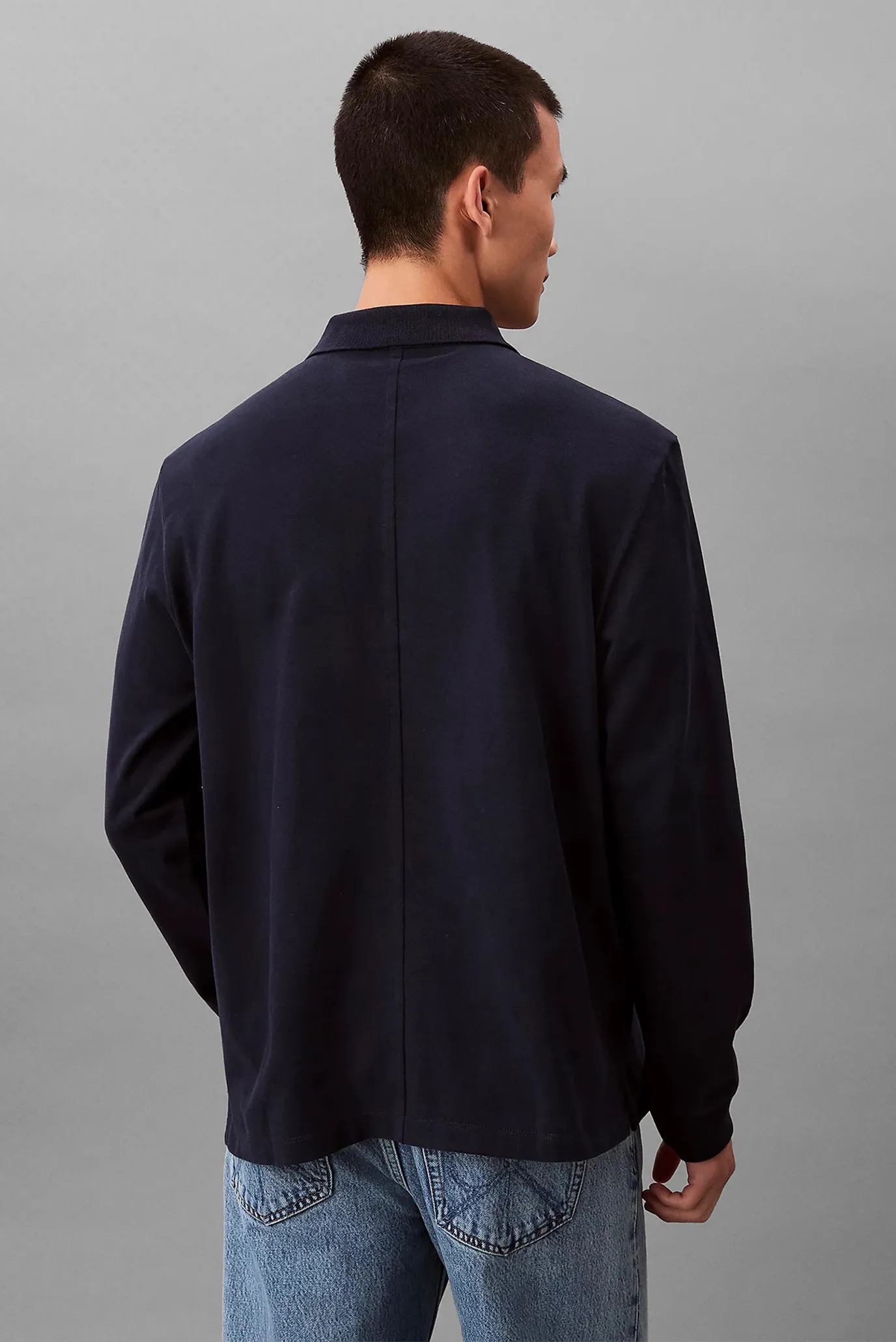 Yengi uzun polo LS SUEDED HEAVY JERSEY POLO 5