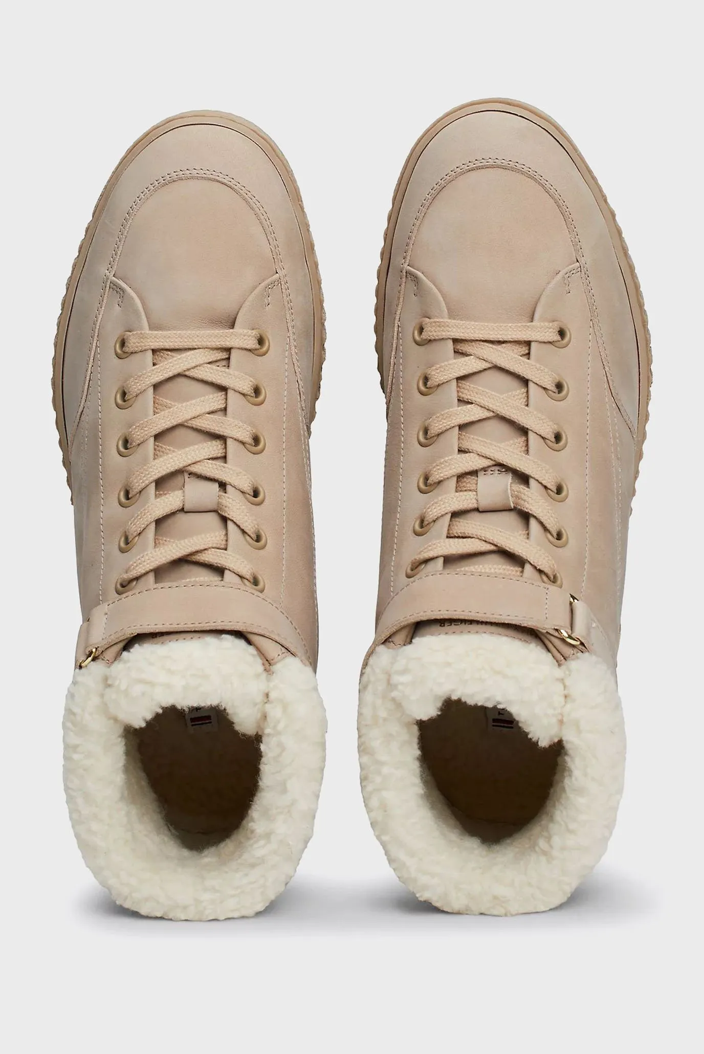 Хайтопы FAUX FUR NUBUCK LOW LACE-UP 4