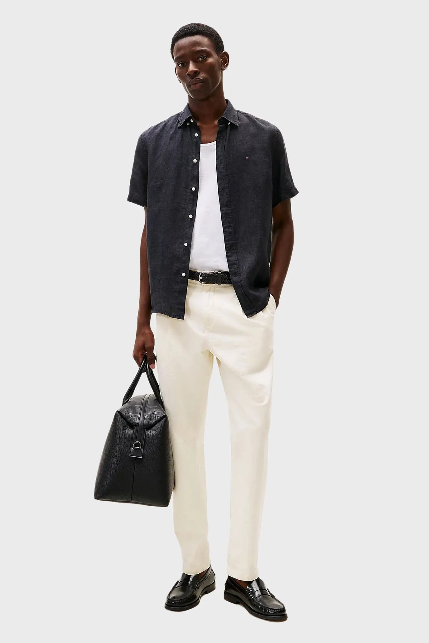 Yengi kalta ko'ylak PIGMENT DYED LINEN RF SHIRT S S 2