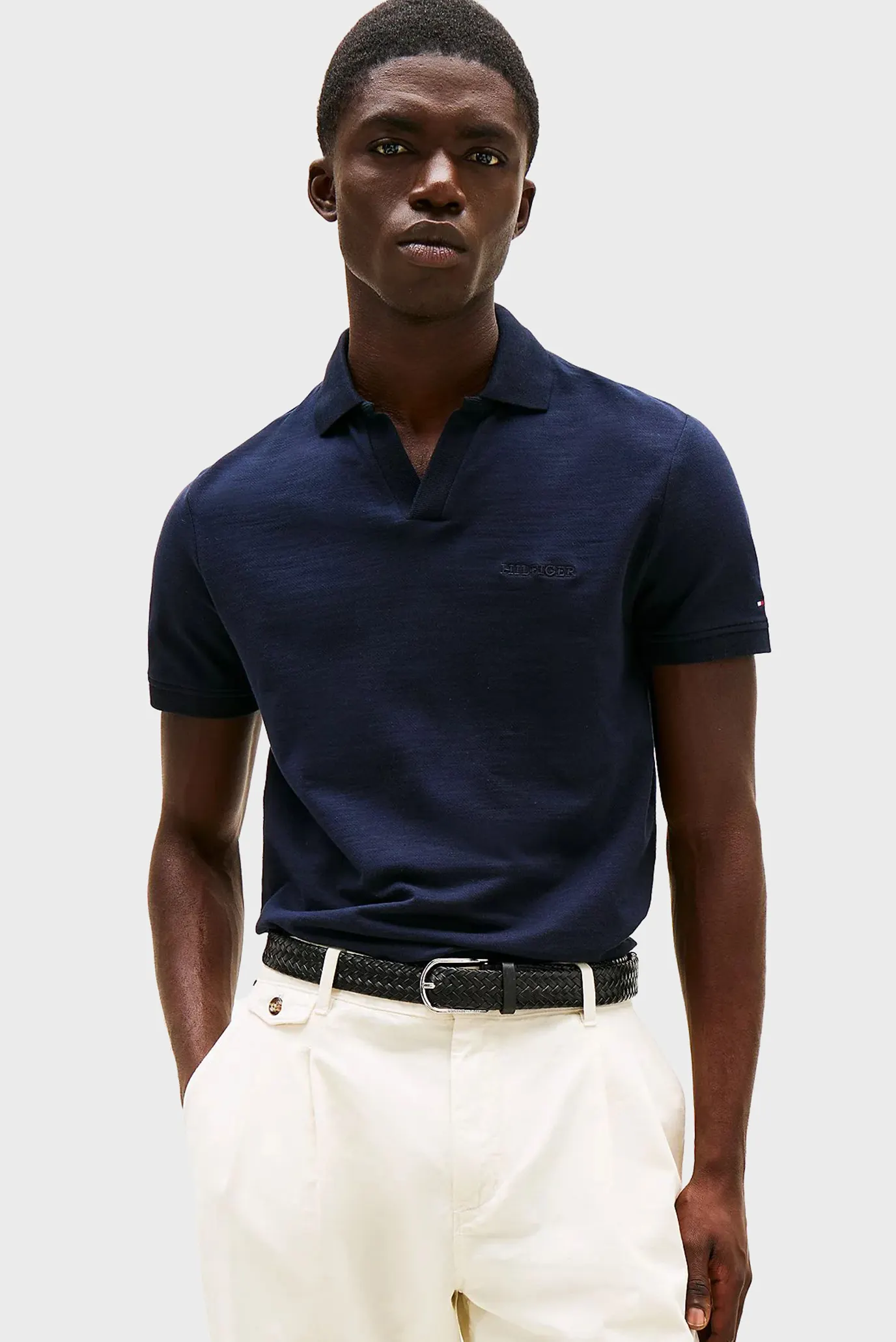 Polo COTTON LINEN TERRY REG POLO 1