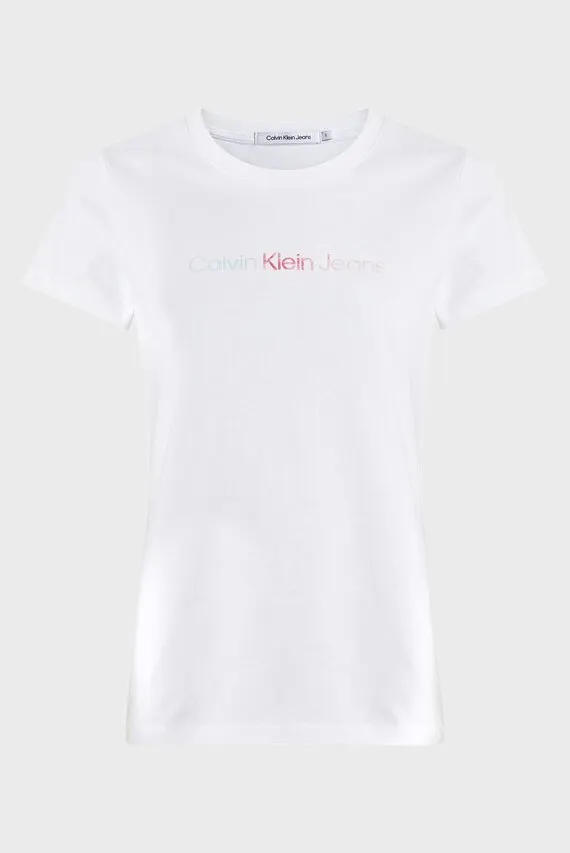 Futbolka DIFFUSED INSTITUTIONAL SLIM TEE Calvin Klein Jeans