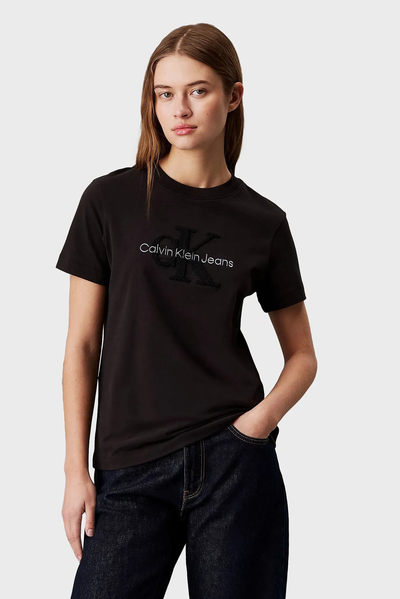 Футболка CHENILLE MONOLOGO REGULAR TEE 1