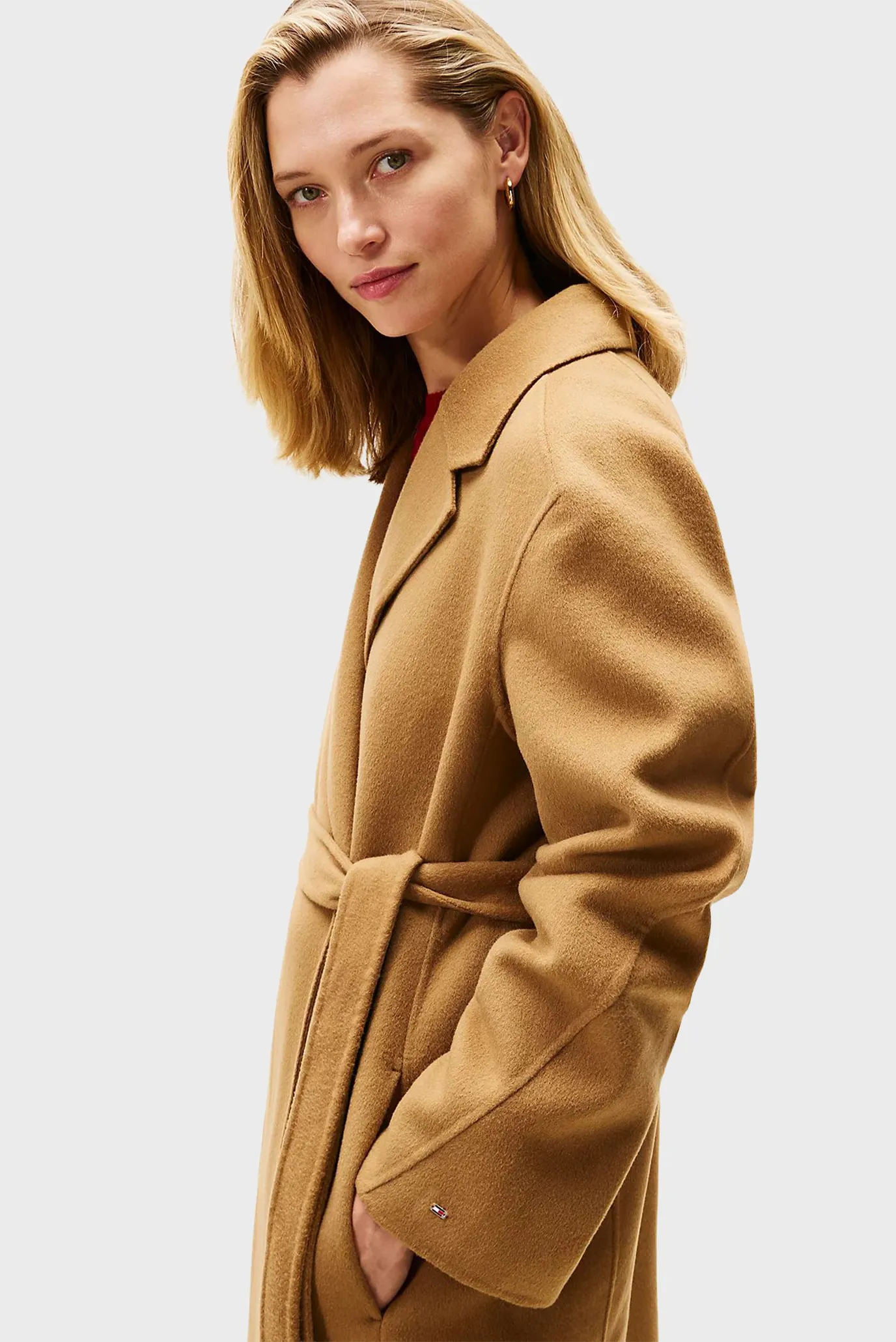 Palto DF WOOL REG BELTED MAXI COAT 3