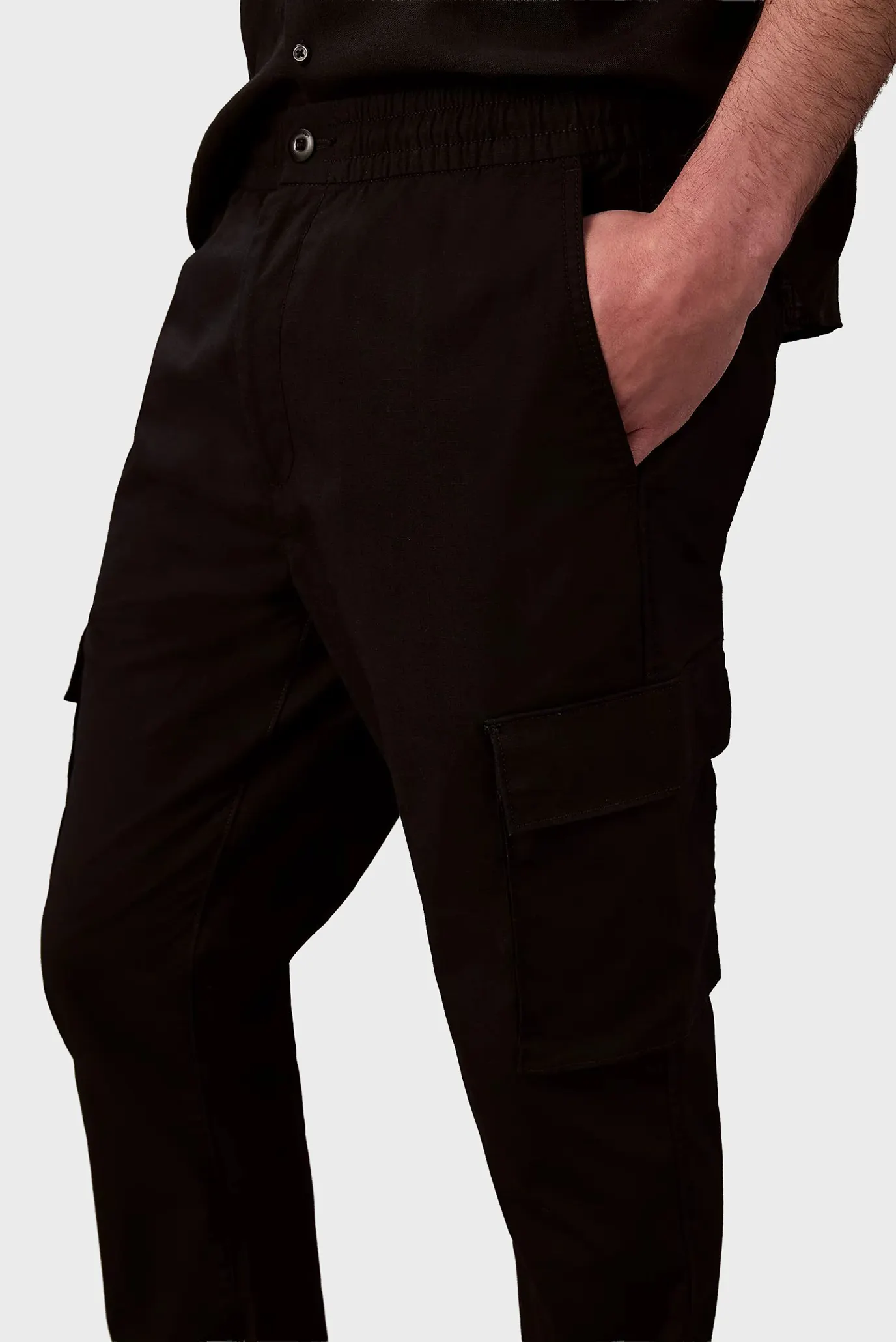 Ishton SKINNY ELASTIC RIPSTOP CARGO PAN 4