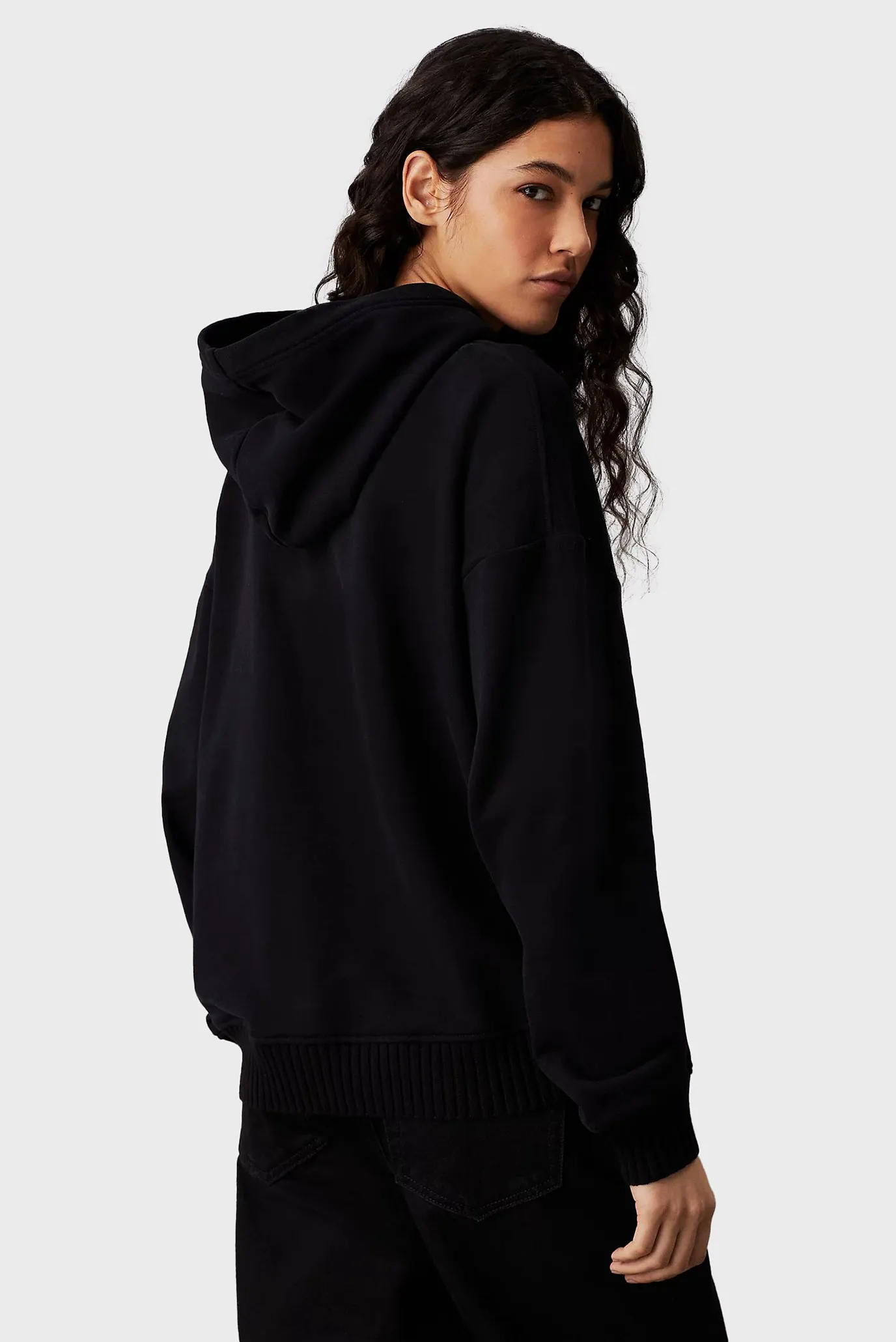 Hudi WOVEN LABEL PEACHED HOODIE 3