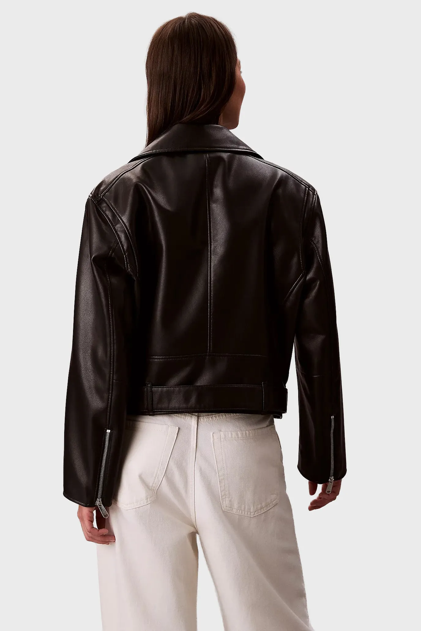 Kojali kurtka FAUX LEATHER MOTO JACKET W BELT 3